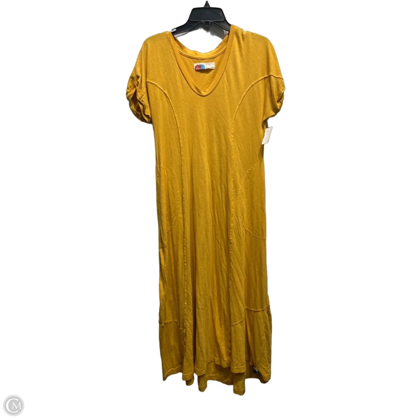 Dress Casual Maxi By Free People In Yellow, Size: S