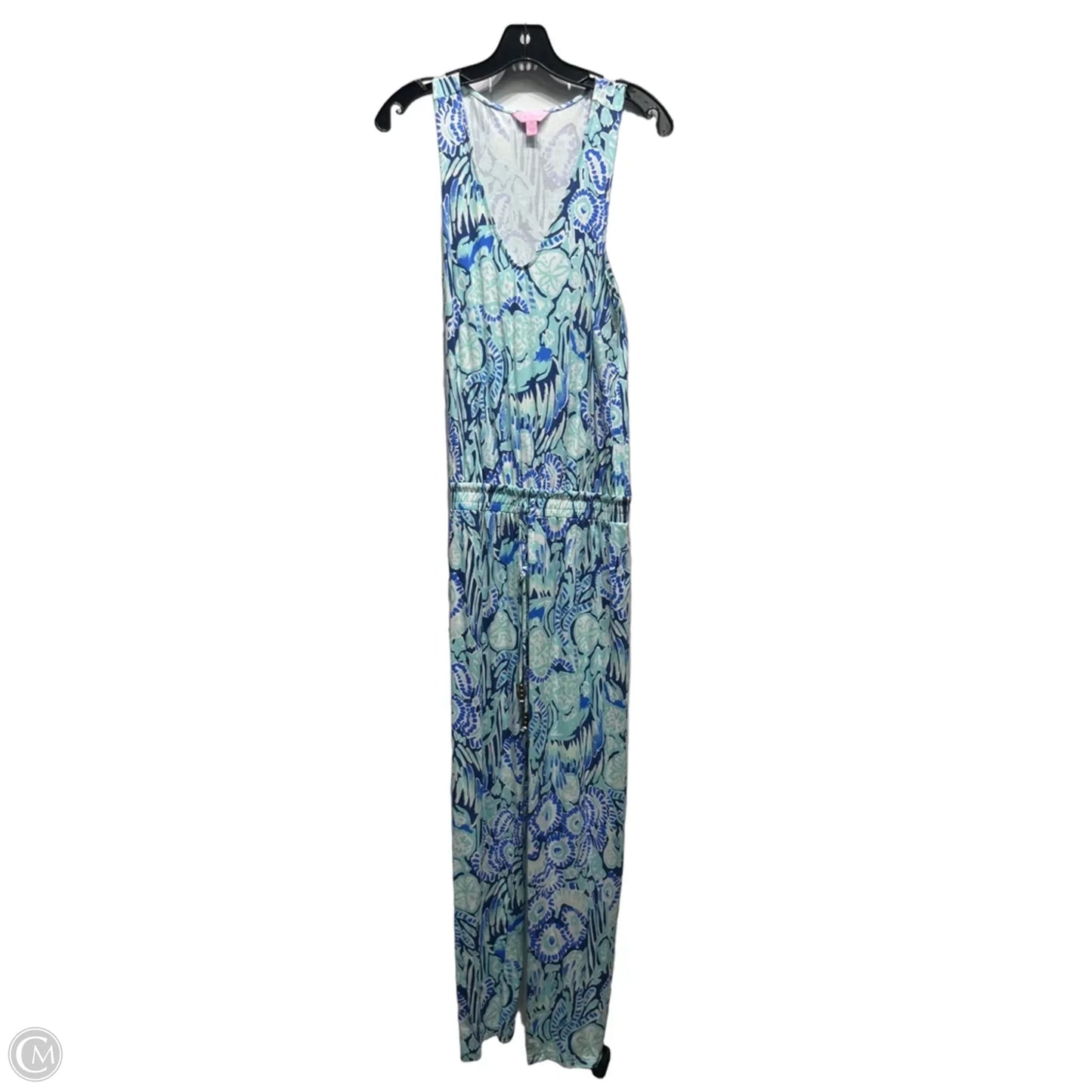 Jumpsuit Designer By Lilly Pulitzer In Blue & White, Size: Xs