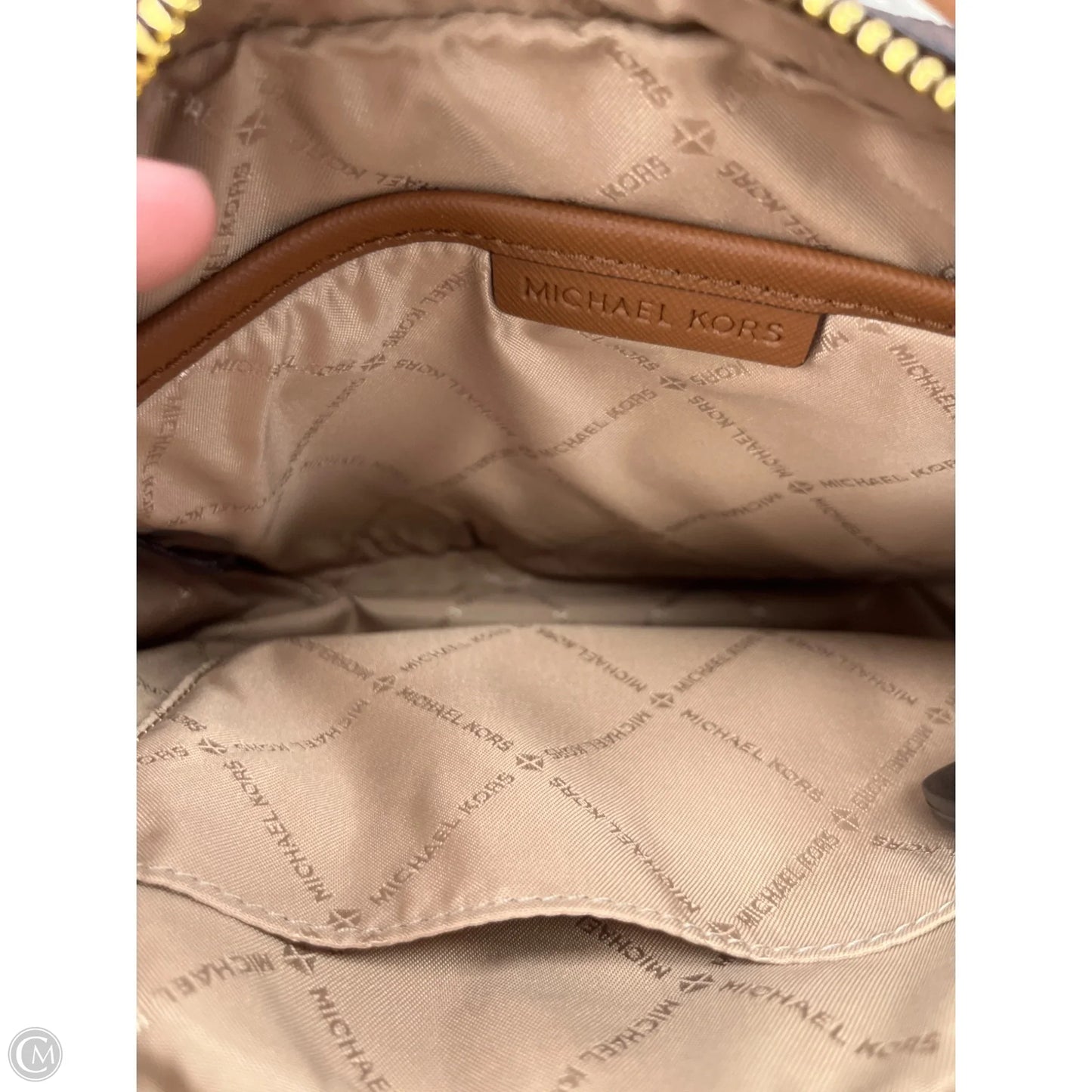 Crossbody Designer By Michael Kors, Size: Medium