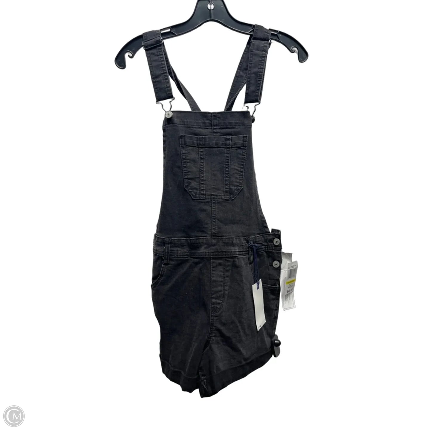 Shortalls By Wallflower In Black Denim, Size: M