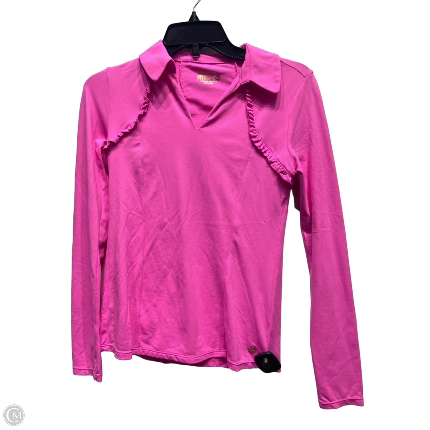 Top Long Sleeve Designer By Lilly Pulitzer In Pink, Size: Xs