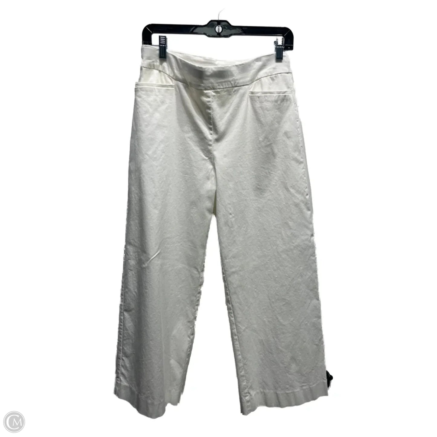 Pants Wide Leg By Chicos In White, Size: 8