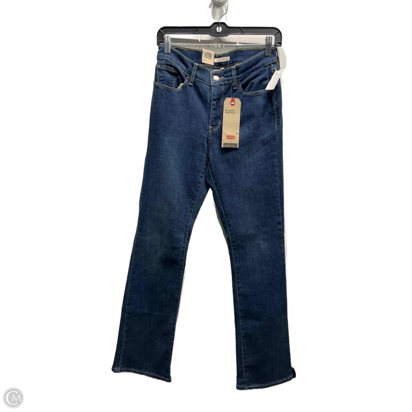 Jeans Boot Cut By Levis In Blue Denim, Size: 6