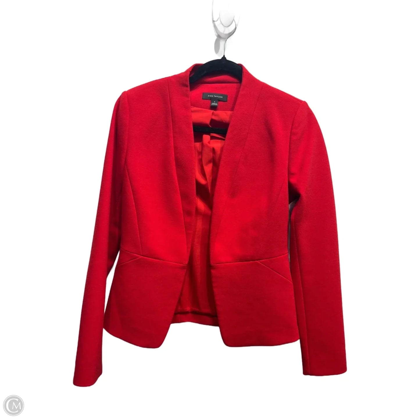 Blazer By Ann Taylor In Red, Size: 0