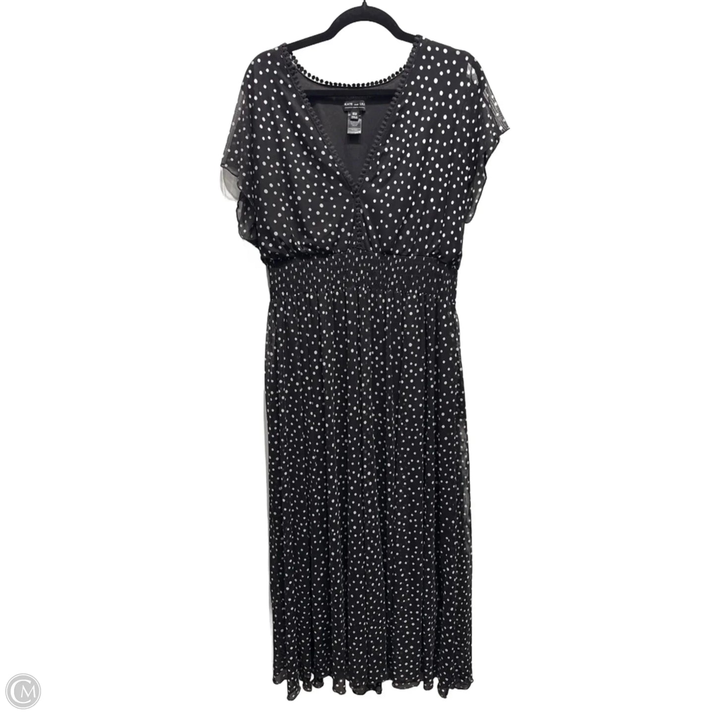 Dress Casual Midi By Kate And Lily In Black & White, Size: 16