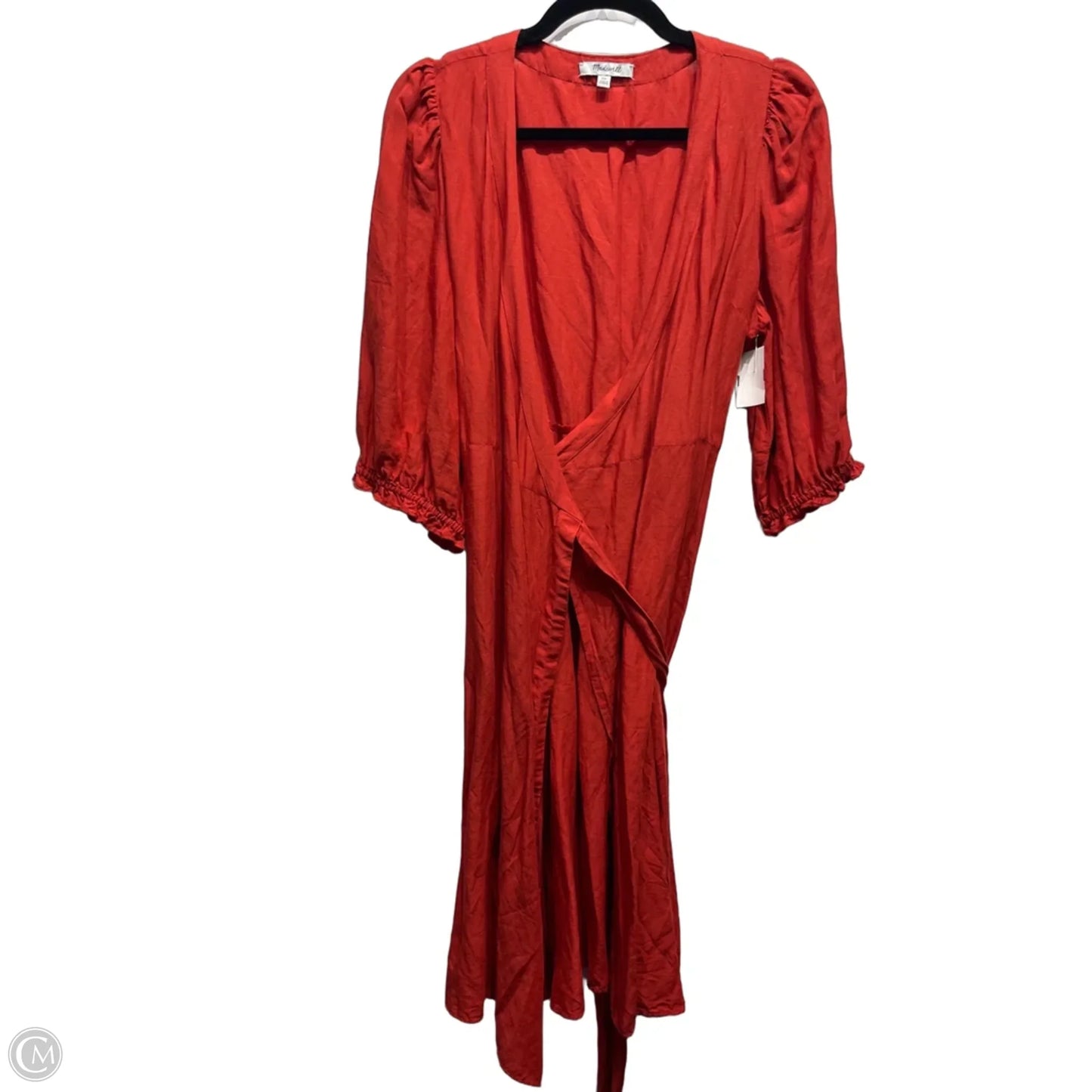 Dress Casual Midi By Madewell In Red, Size: M