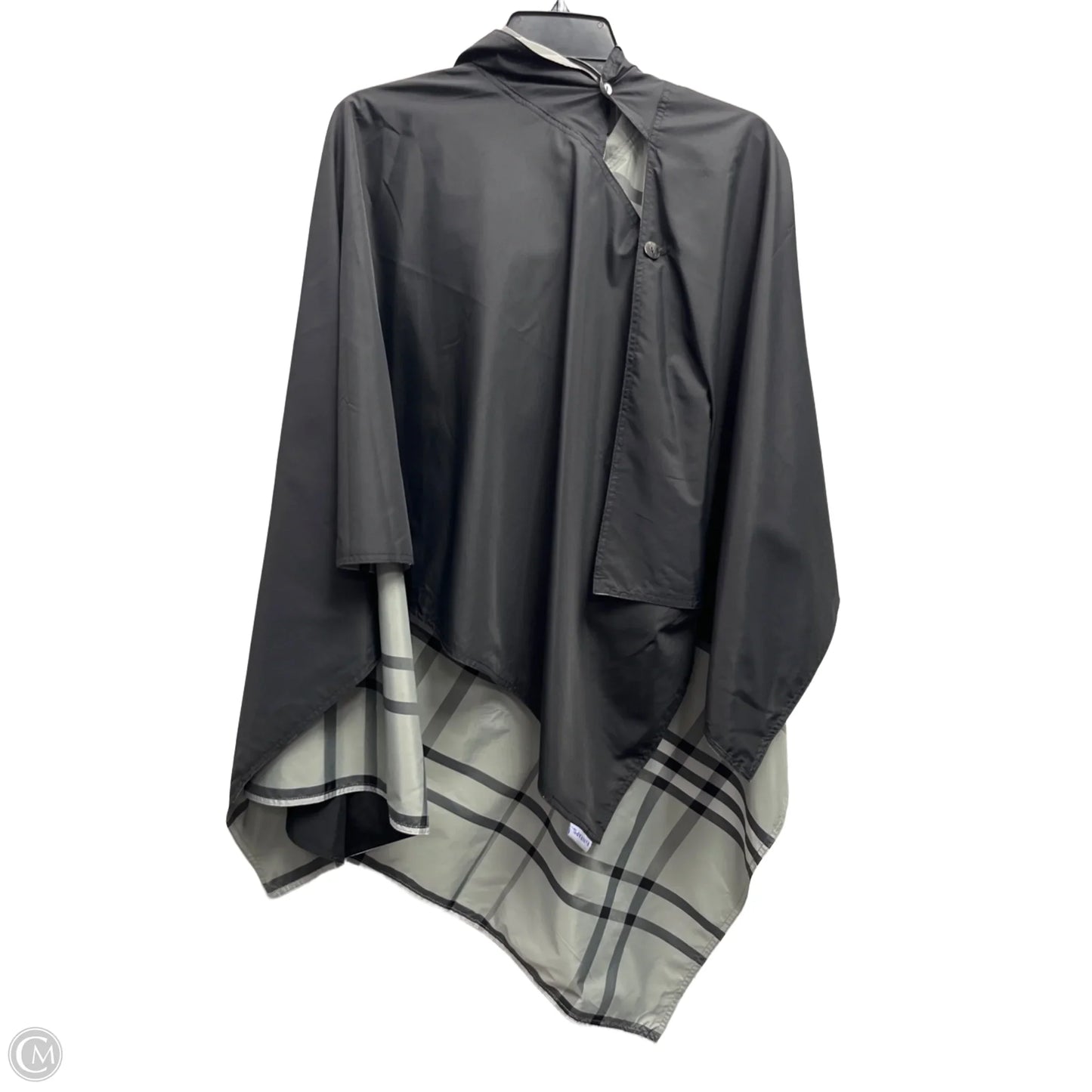 Poncho By Clothes Mentor In Black, Size: Osfm