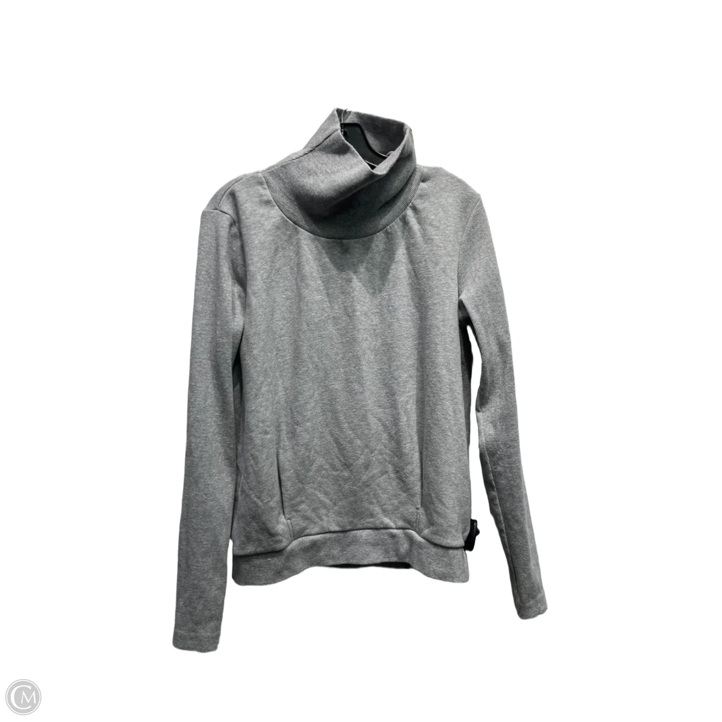 Athletic Sweatshirt Collar By Alo In Grey, Size: M