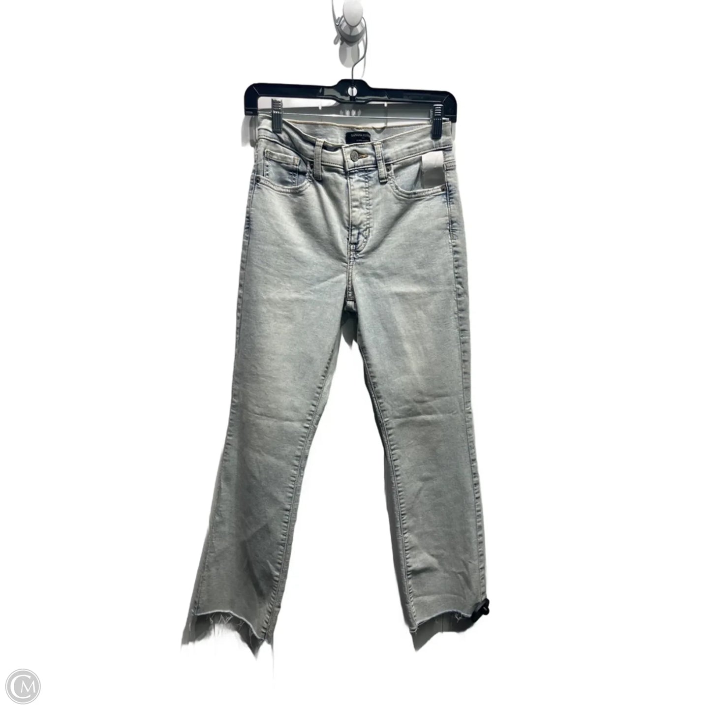 Jeans Straight By Banana Republic In Blue Denim, Size: 2