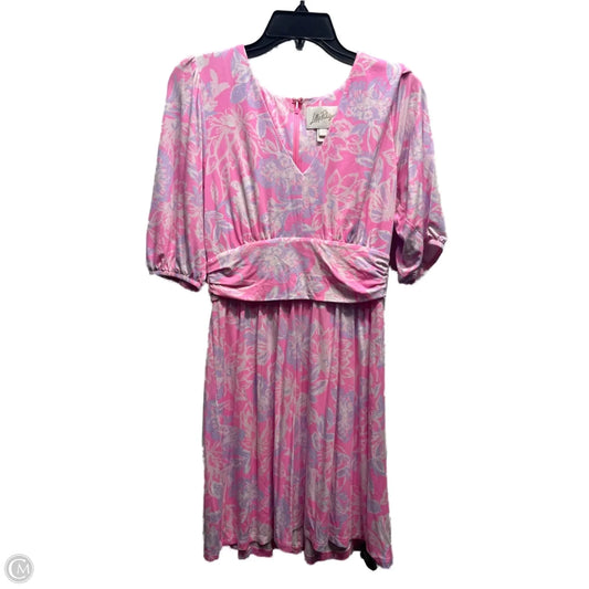 Dress Designer By Lilly Pulitzer In Pink & Purple, Size: S