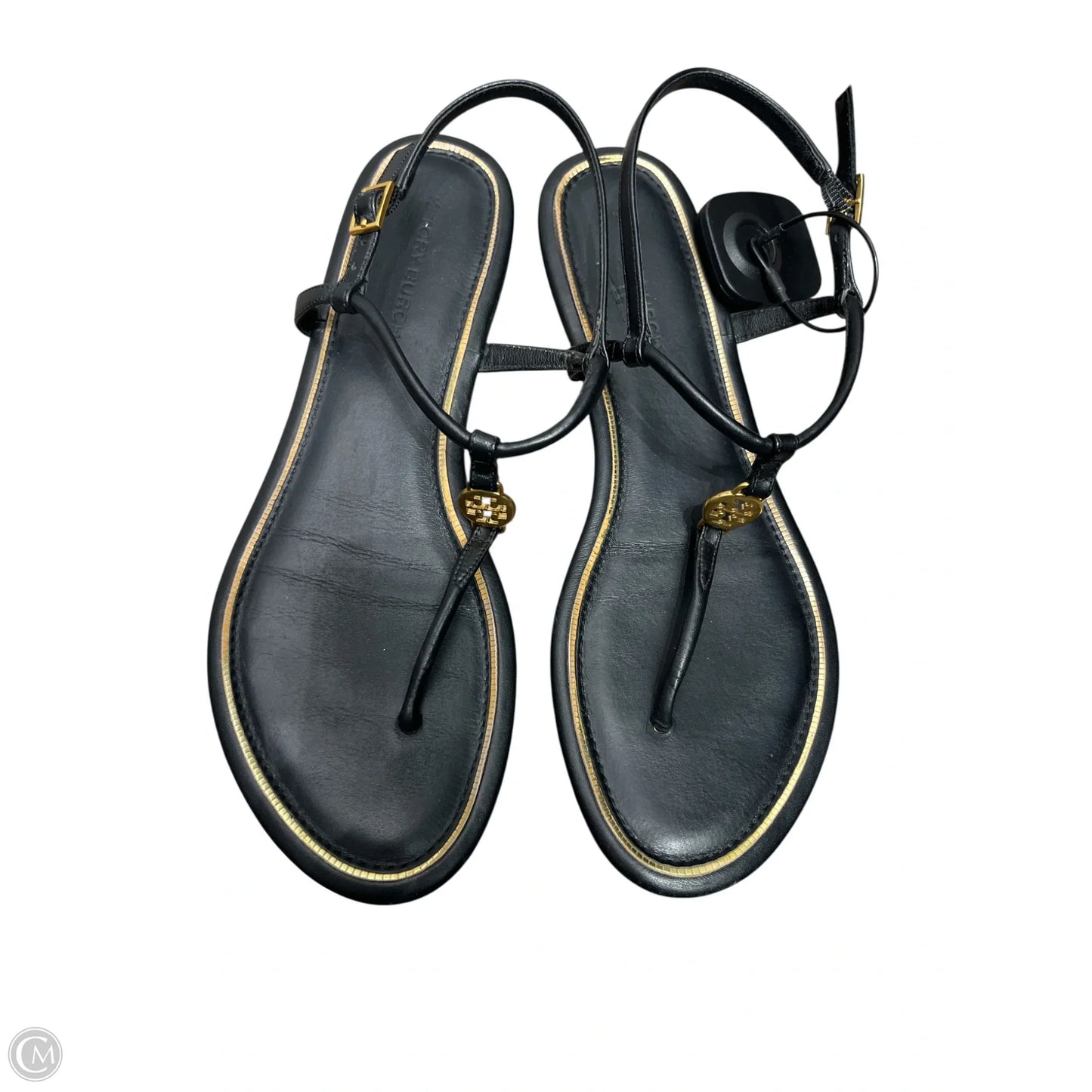 Sandals Designer By Tory Burch In Black, Size: 6.5