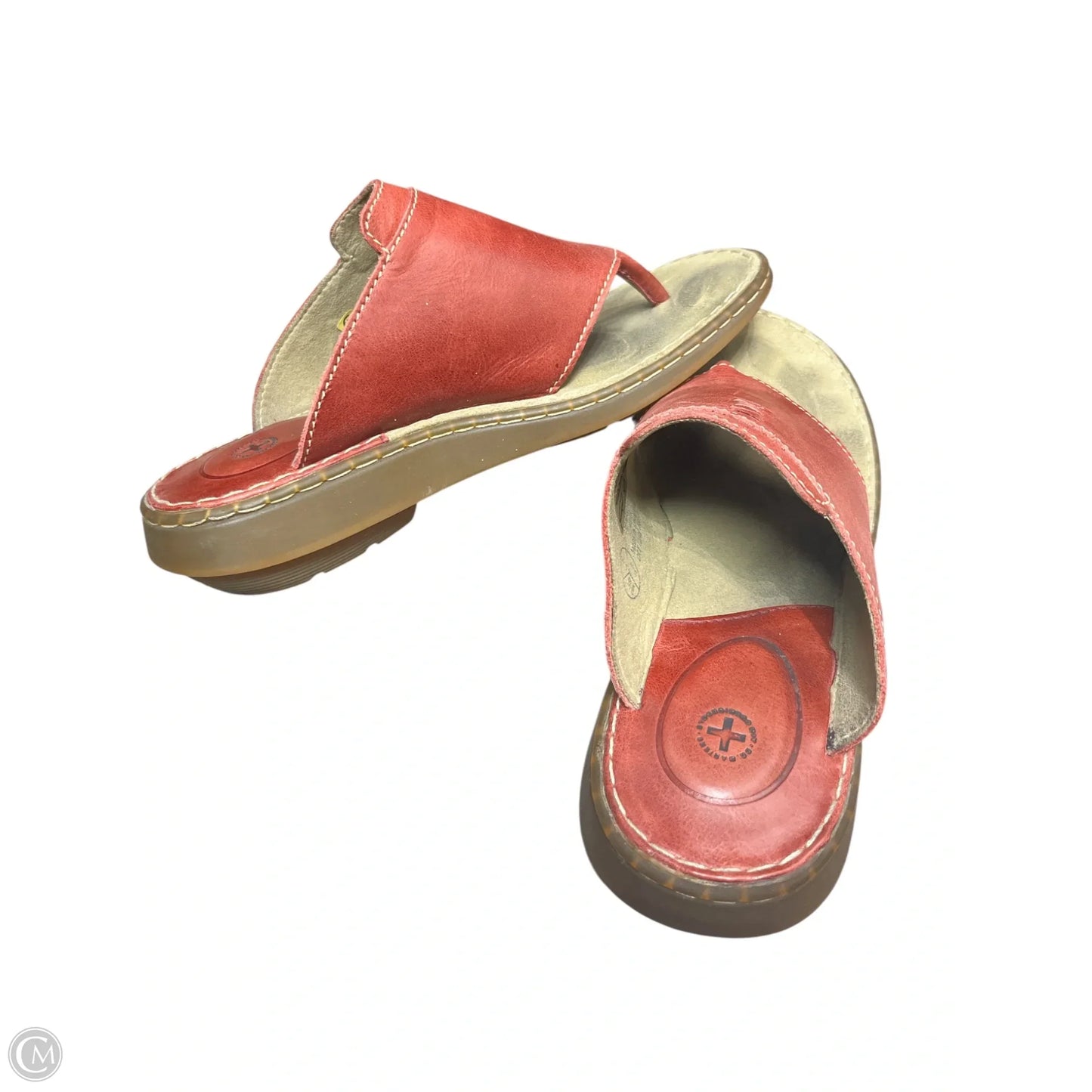 Sandals Flats By Dr Martens In Red, Size: 7
