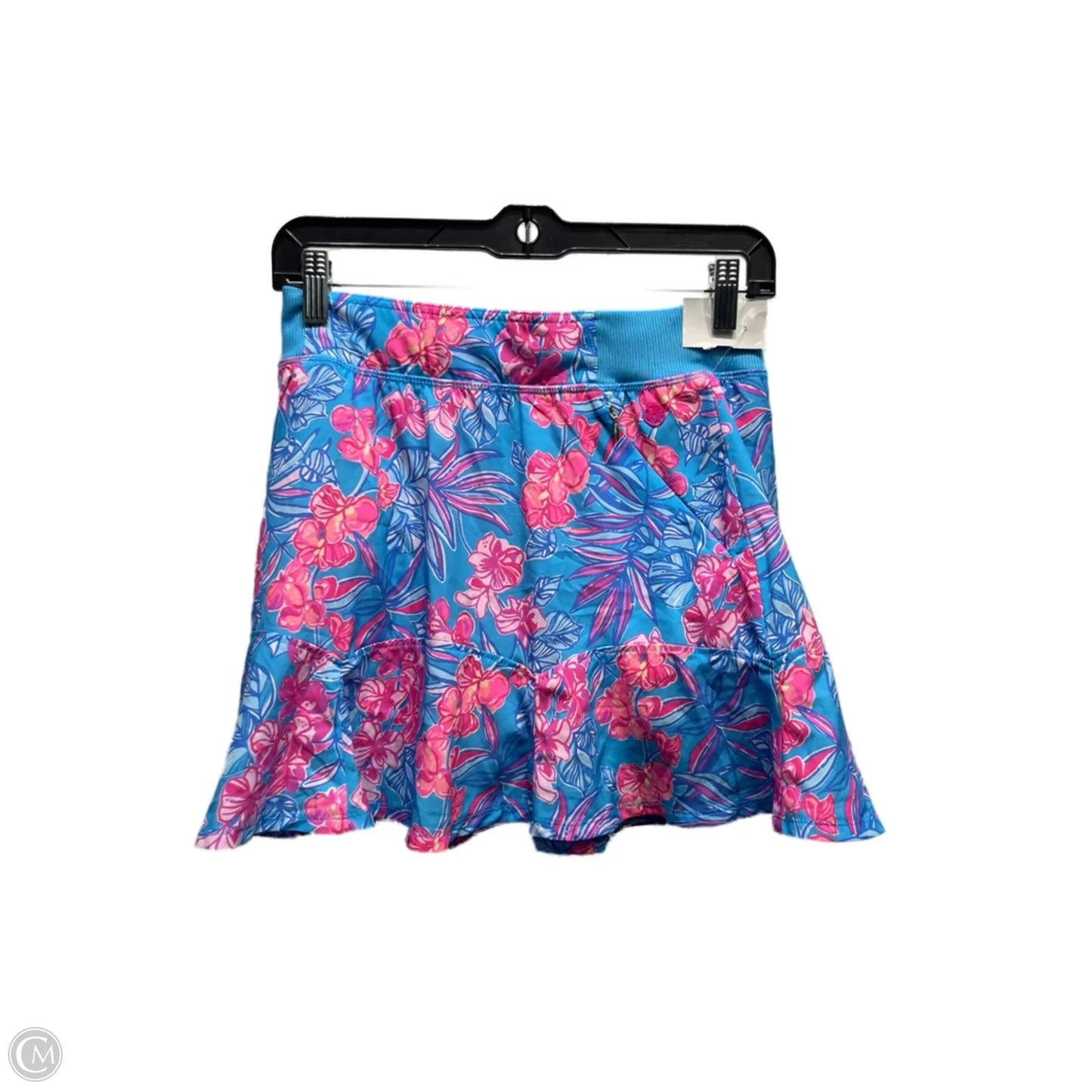 Skort Designer By Lilly Pulitzer In Blue & Pink, Size: Xs