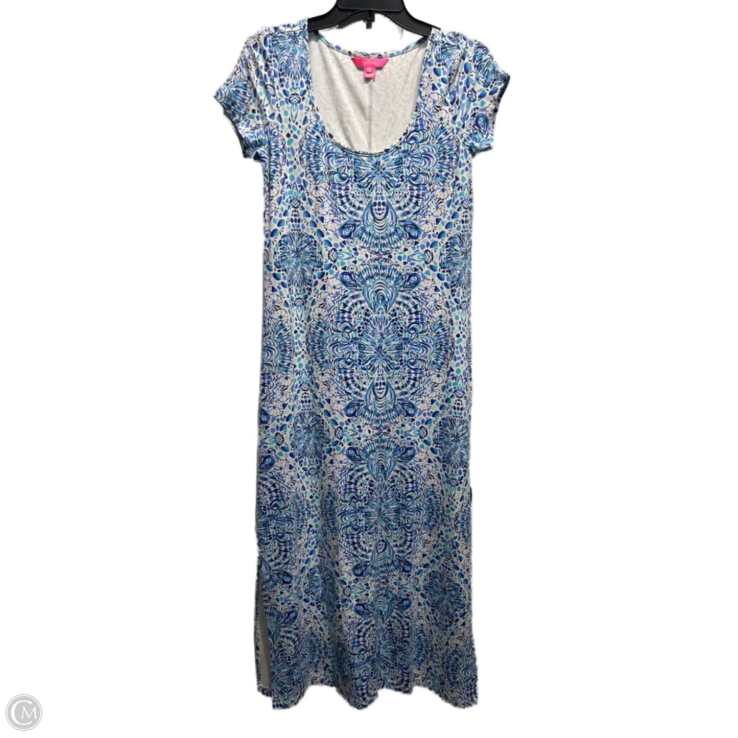 Dress Designer By Lilly Pulitzer In Blue & Green, Size: S