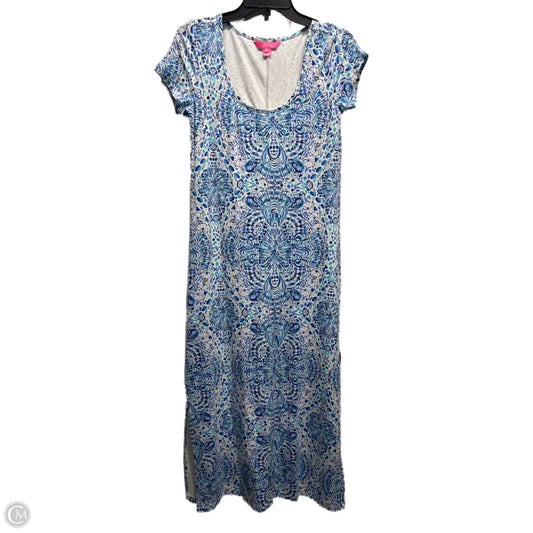 Dress Designer By Lilly Pulitzer In Blue & Green, Size: S