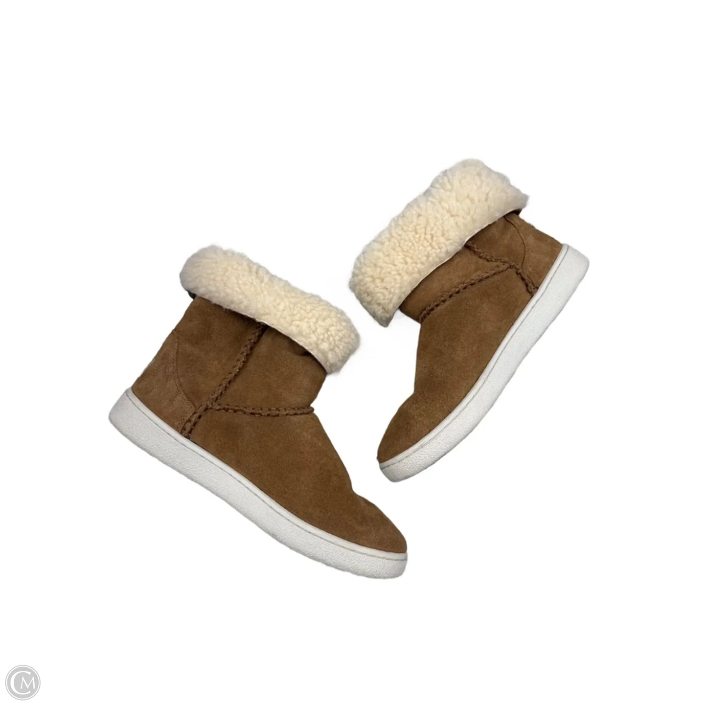 Boots Designer By Ugg In Brown, Size: 7.5