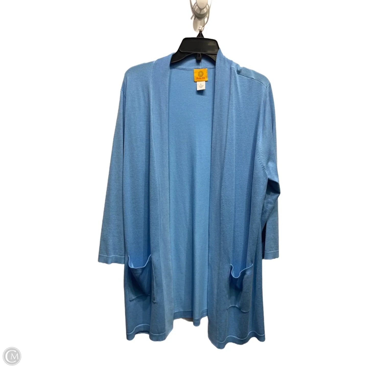 Sweater Cardigan By Ruby Rd In Blue, Size: L