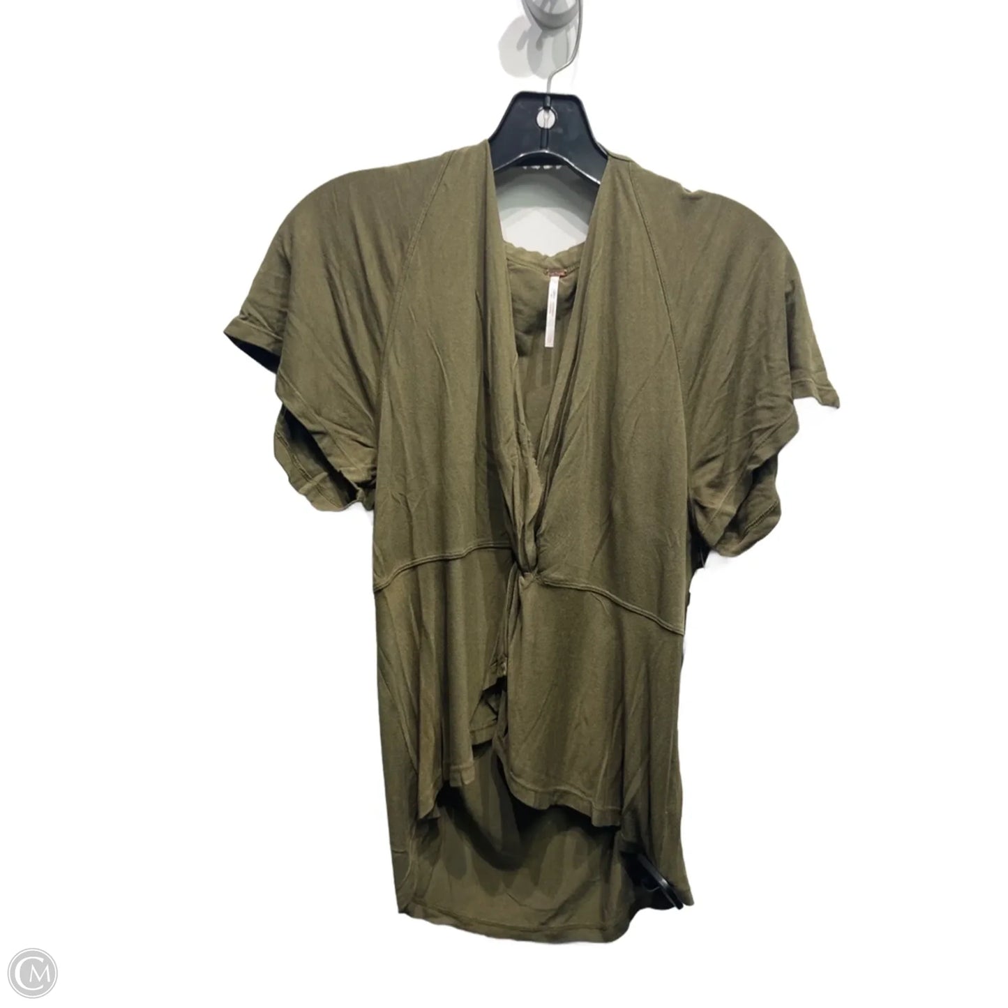 Top Short Sleeve By Free People In Grey, Size: Xs