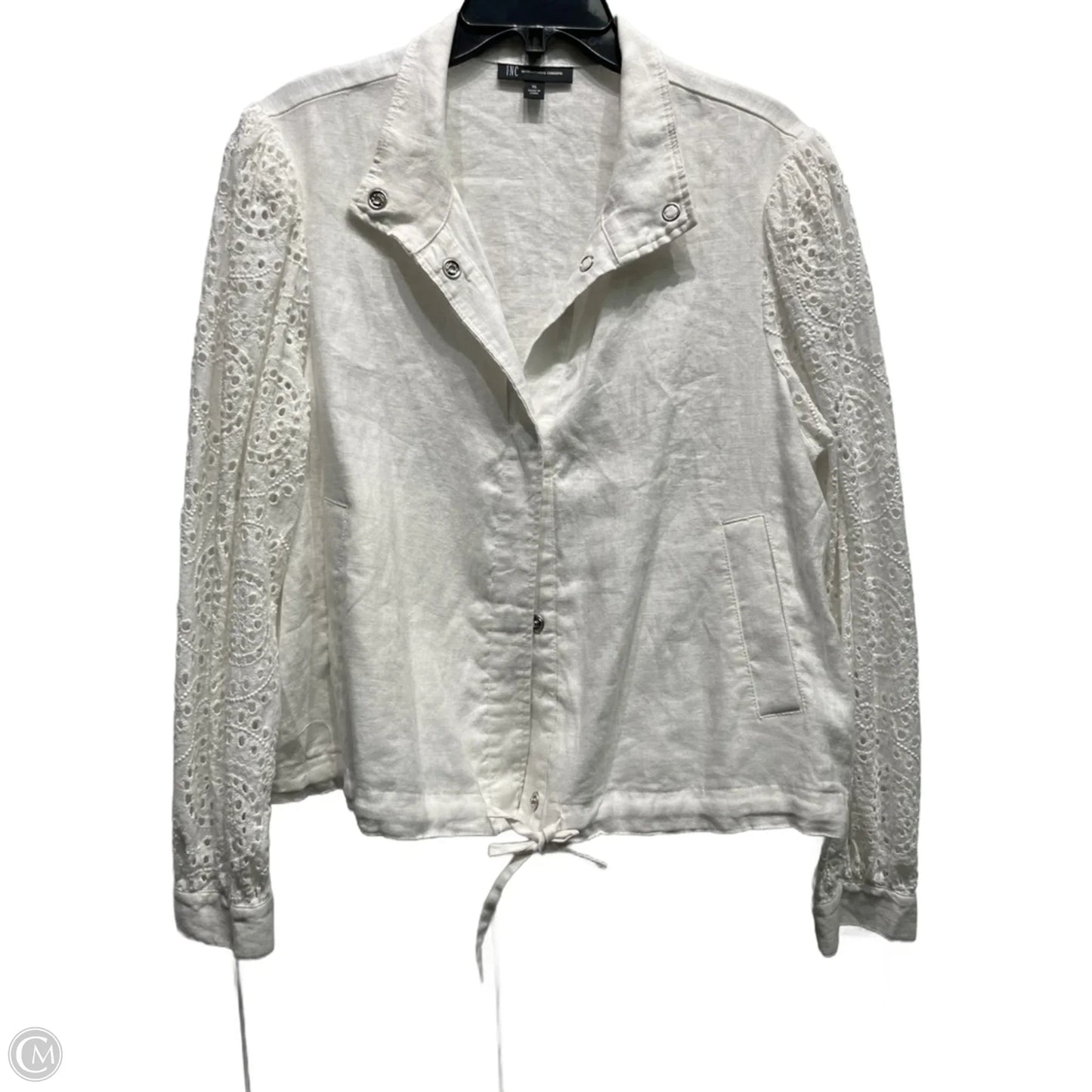 Jacket Other By Inc In White, Size: Xl