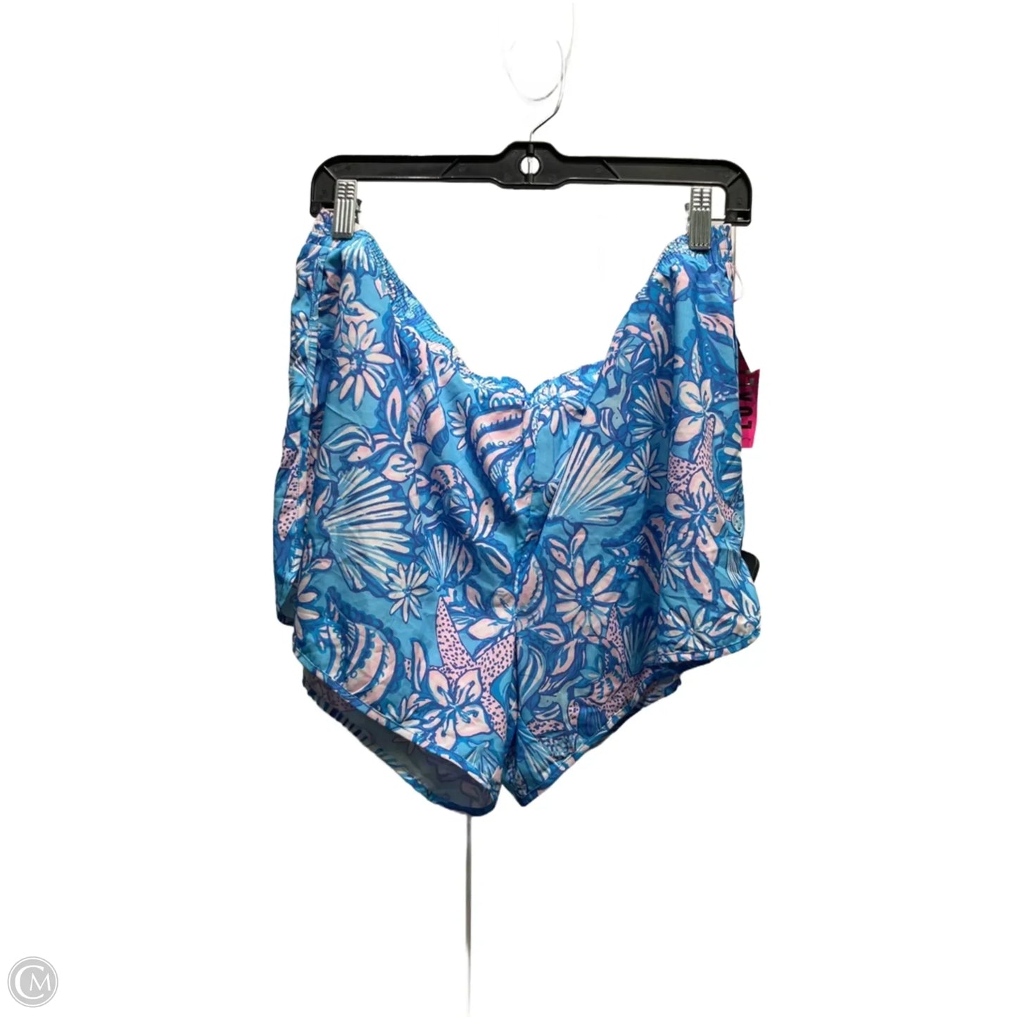 Shorts Designer By Lilly Pulitzer In Blue & Pink, Size: Xl