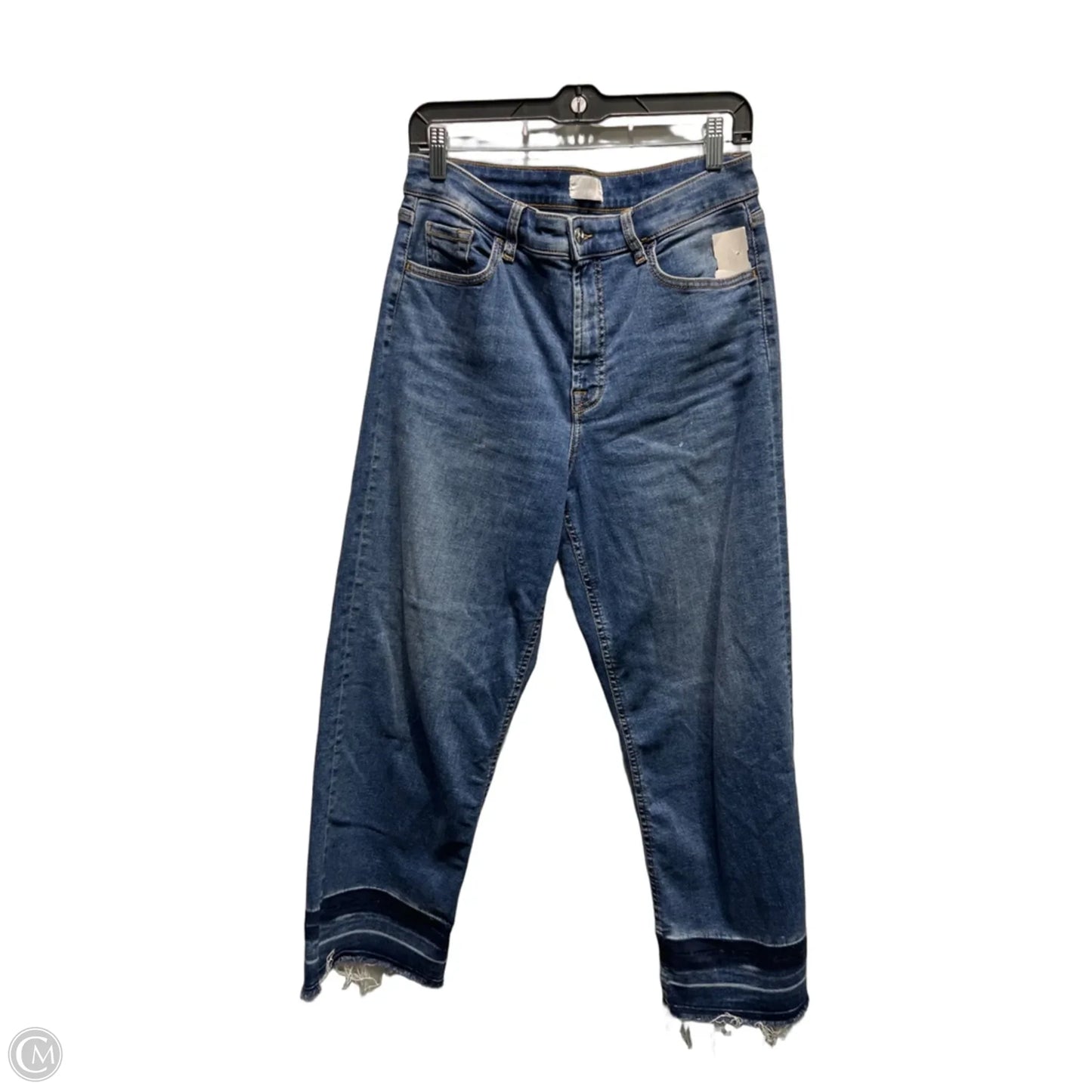 Jeans Cropped By jen 7 In Blue Denim, Size: 10