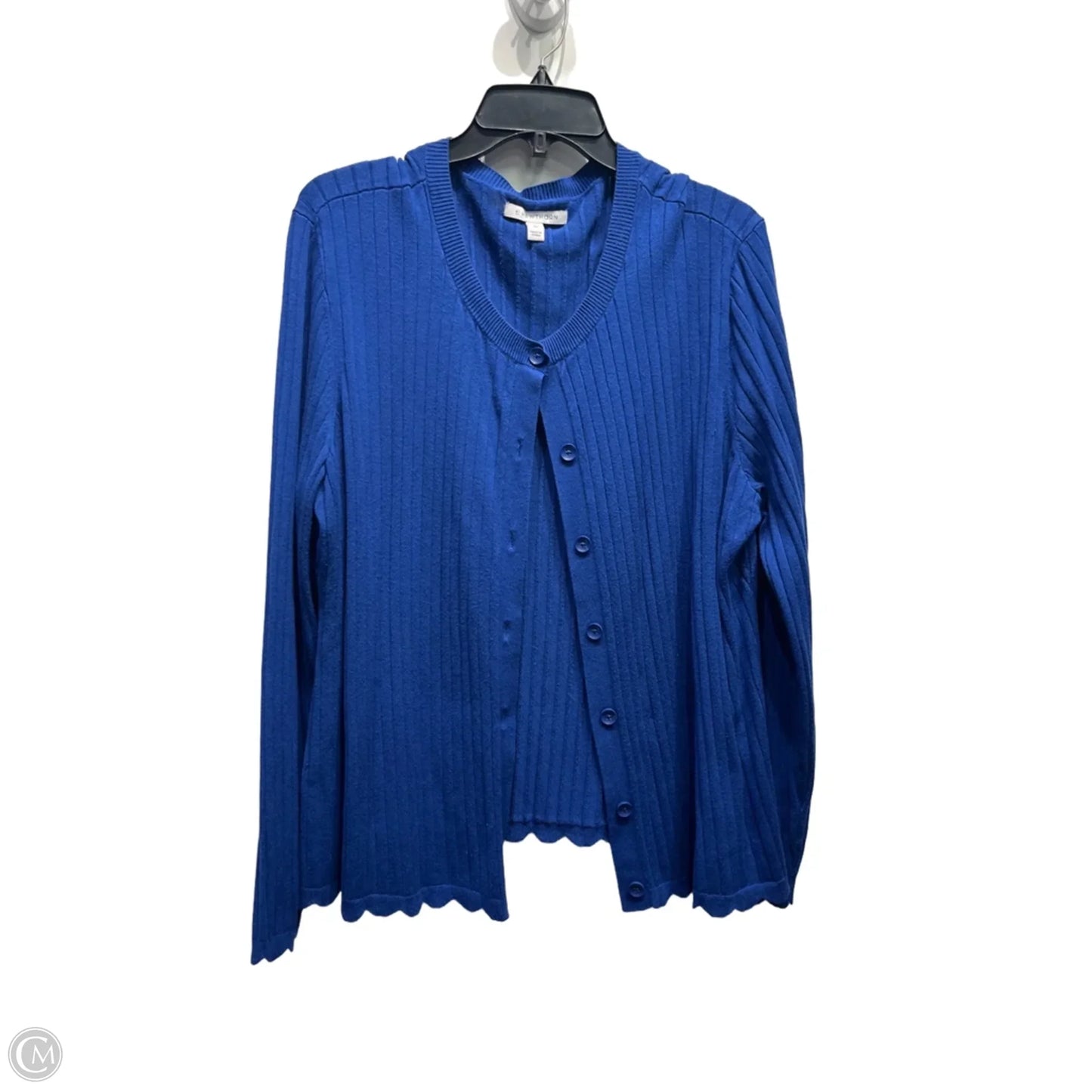 Sweater Cardigan By 41 Hawthorn In Blue, Size: Xxl