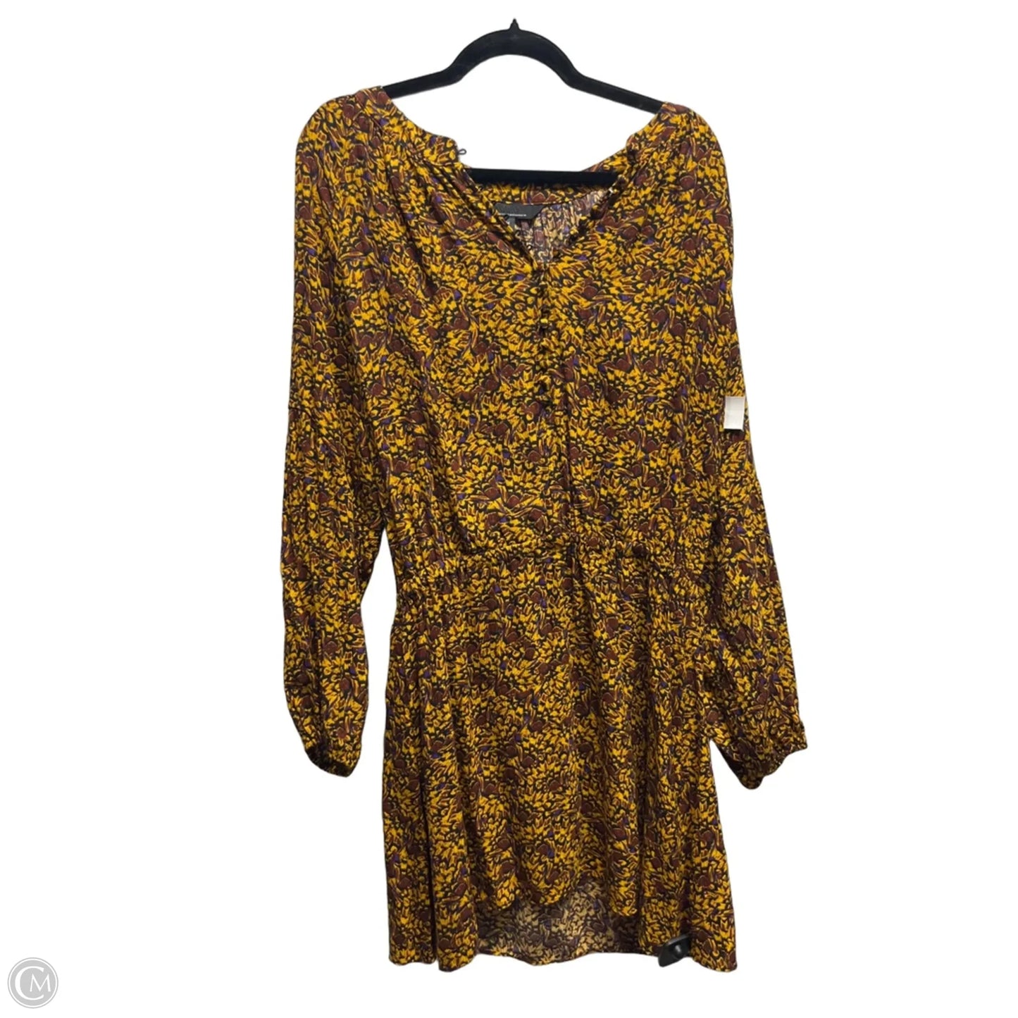 Dress Casual Short By White House Black Market In Red & Yellow, Size: M