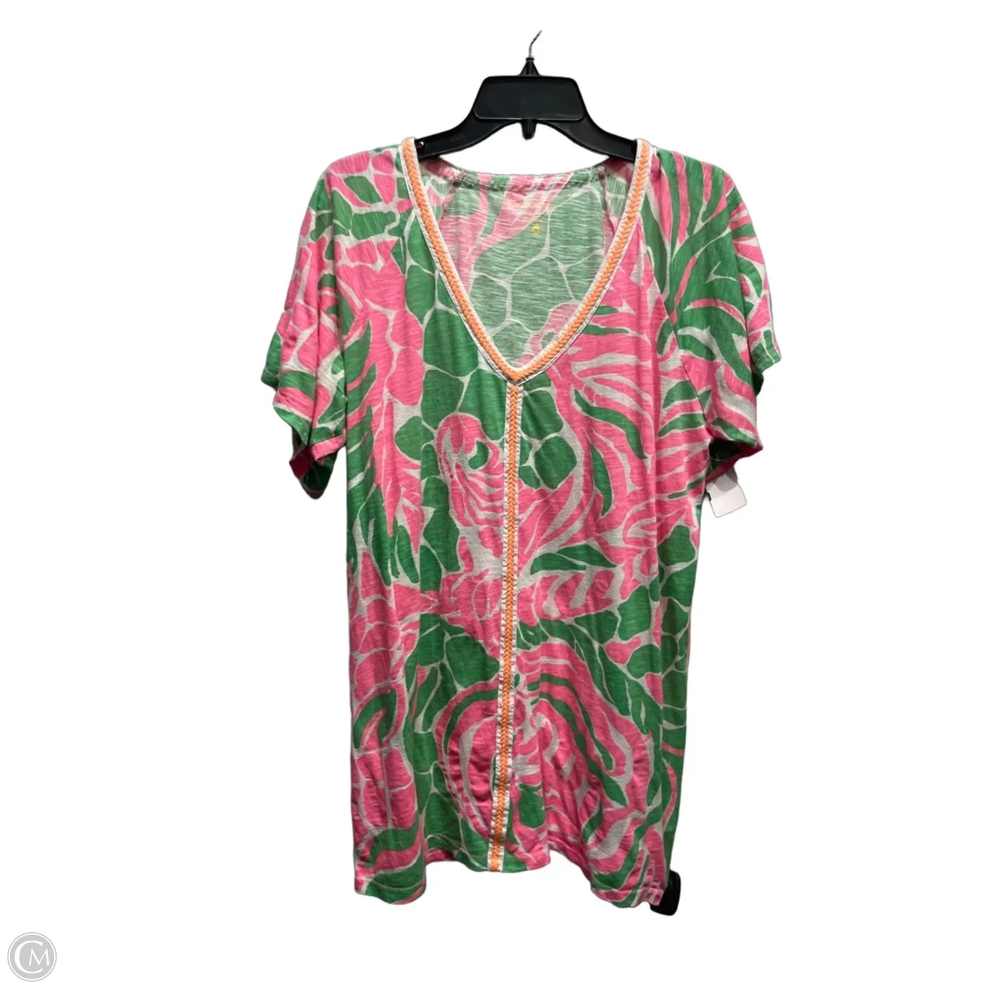 Tunic Designer By Lilly Pulitzer In Pink & Purple, Size: M