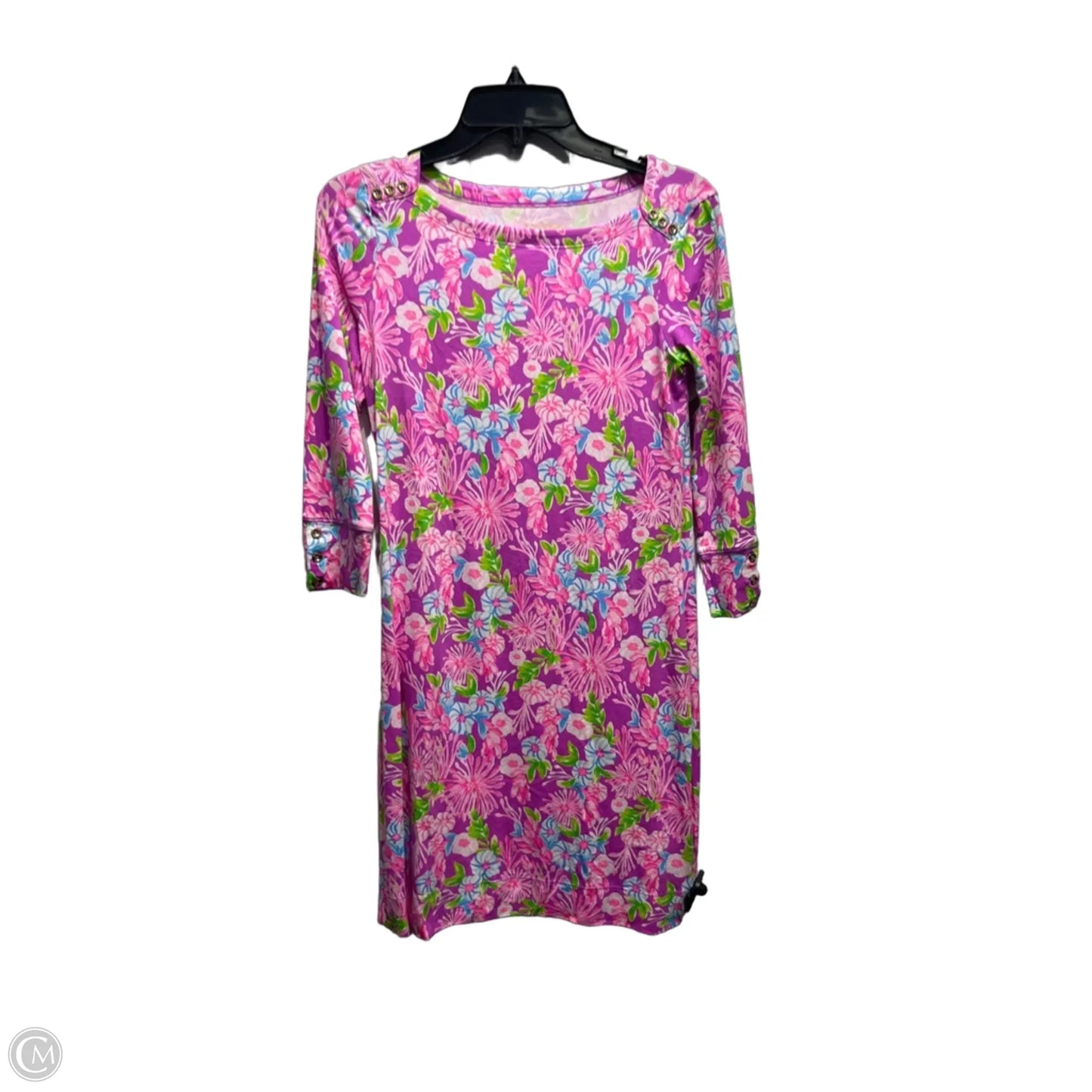 Dress Designer By Lilly Pulitzer In Pink & Purple, Size: Xs