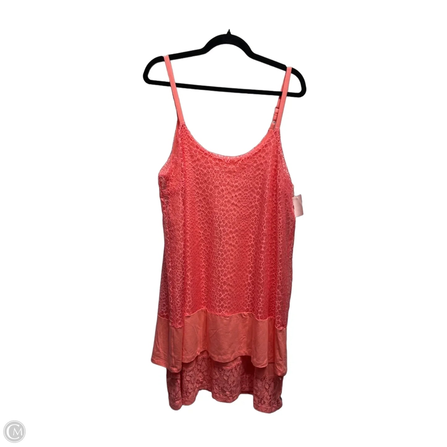 Dress Party Short By Kenar In Coral, Size: Xl