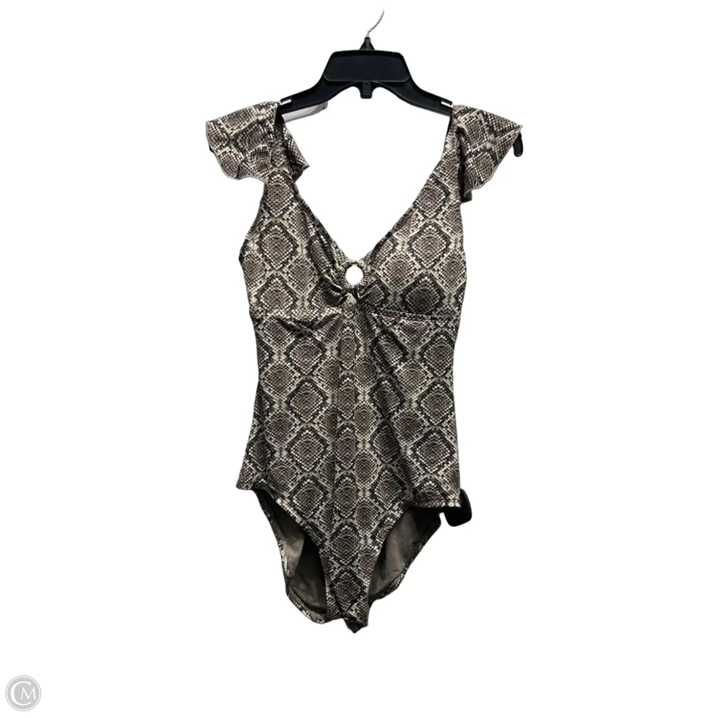Swimsuit By Tommy Bahama In Snakeskin Print, Size: 10