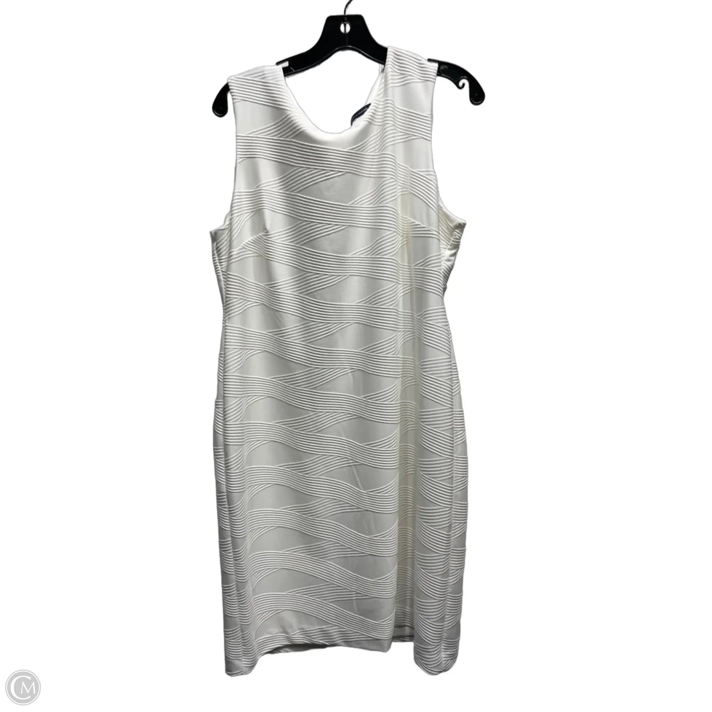 Dress Work By Tommy Hilfiger In White, Size: 16