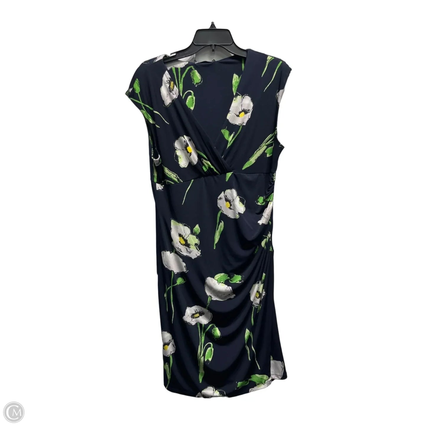 Dress Work By Catherine Malandrino In Blue & Green, Size: L
