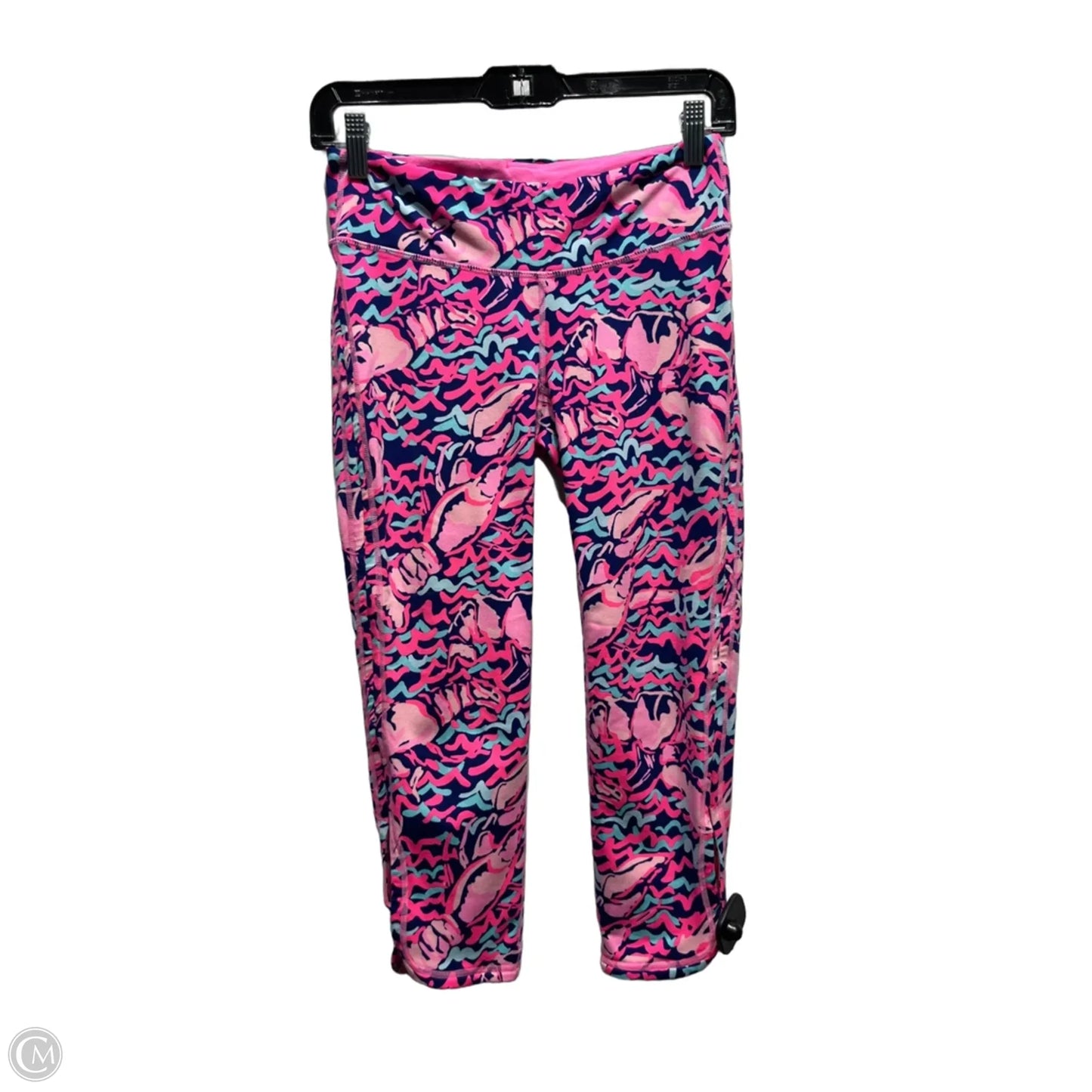 Pants Designer By Lilly Pulitzer In Blue & Pink, Size: S