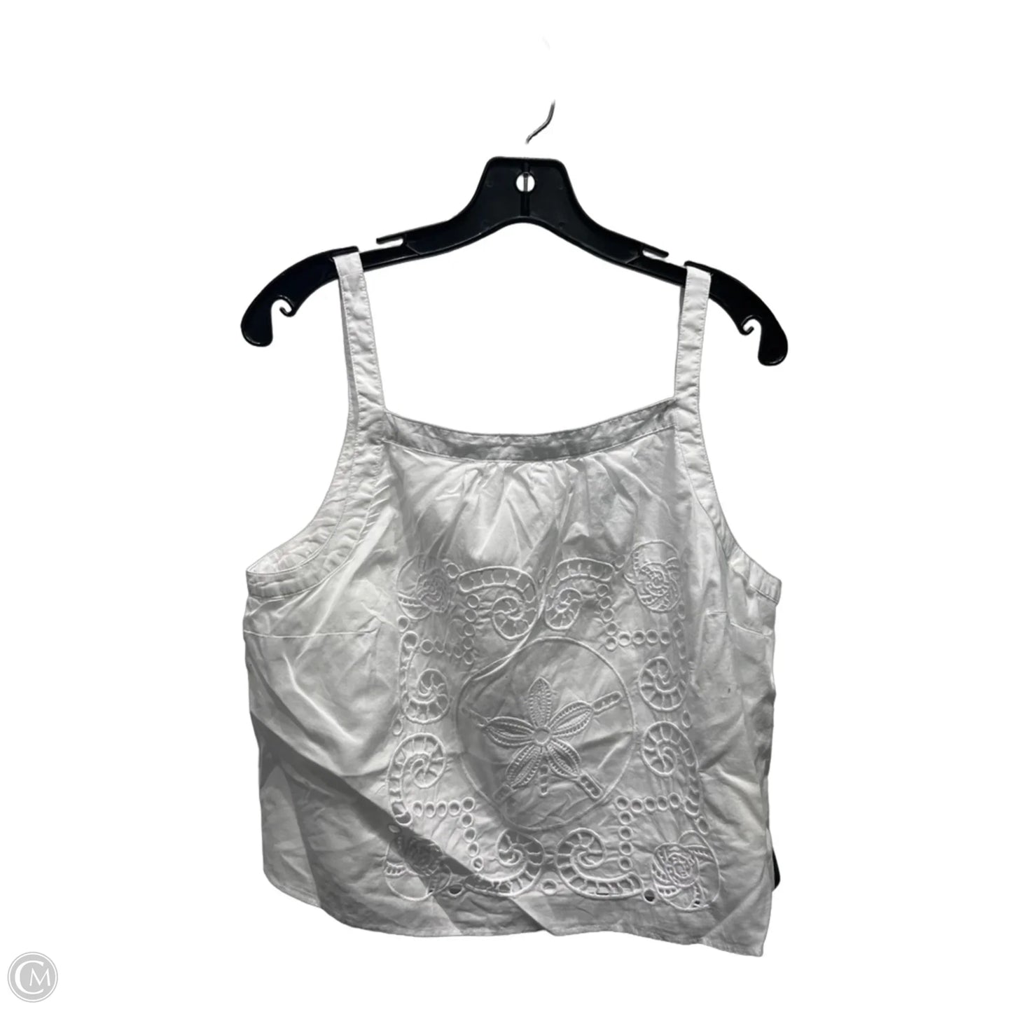 Top Sleeveless Designer By Lilly Pulitzer In White, Size: S