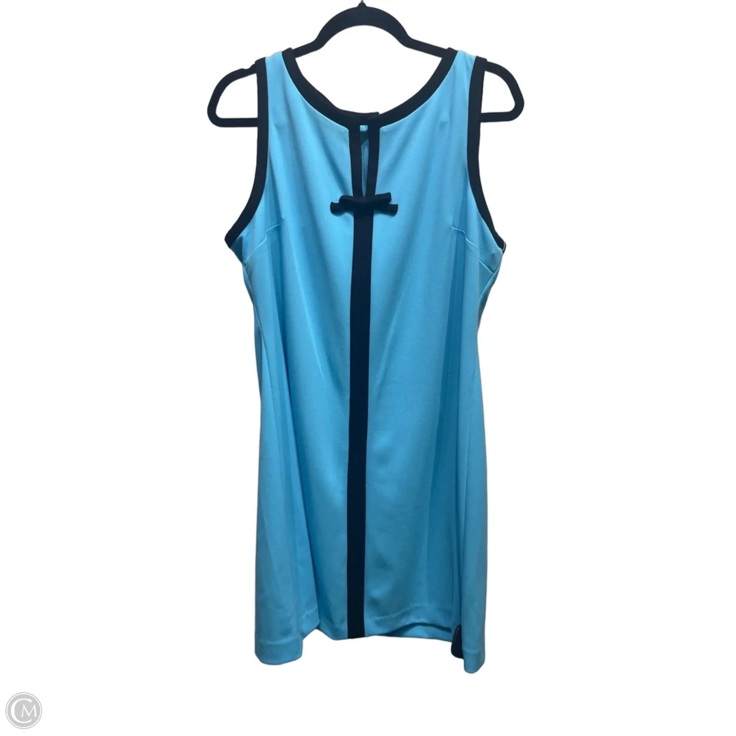Dress Designer By Karl Lagerfeld In Blue, Size: 14