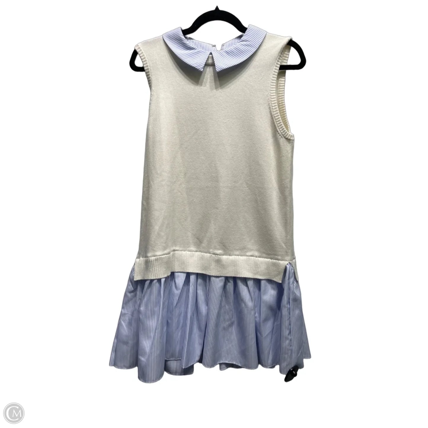 Dress Casual Short By English Factory In Blue & White, Size: L