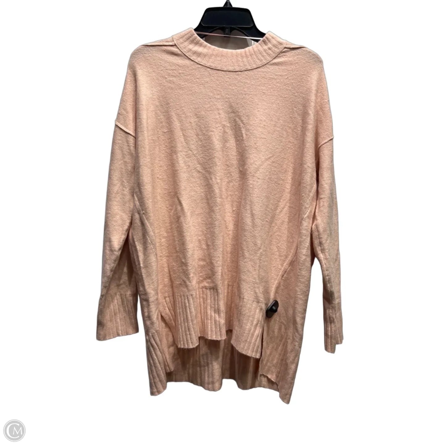 Top Long Sleeve By Free People In Pink, Size: S