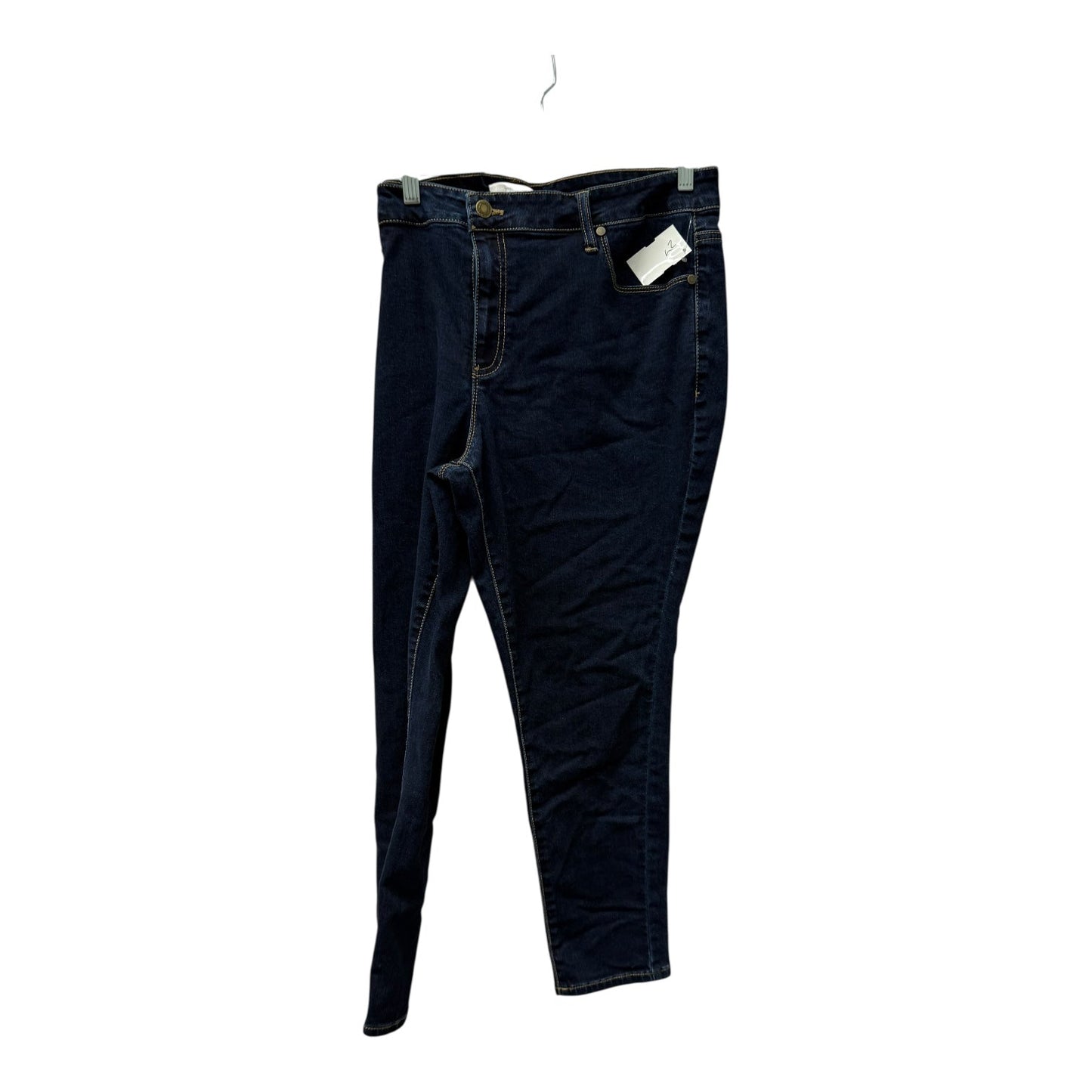 Jeans Skinny By Woman Within In Blue, Size:20