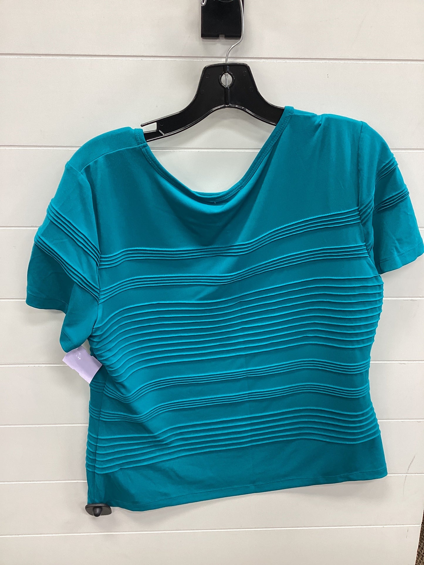 Top Ss By Calvin Klein In Teal, Size:Xl