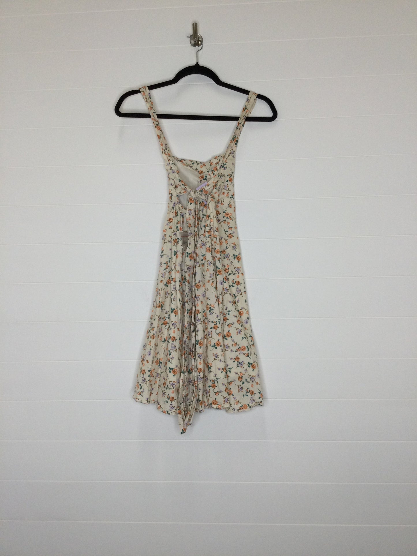 Cream & Orange Dress Casual Short Blu Pepper