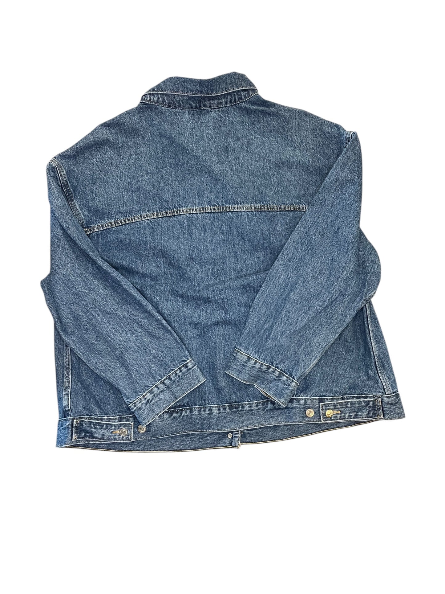 Jacket Denim By Levis In Blue Denim, Size:1X