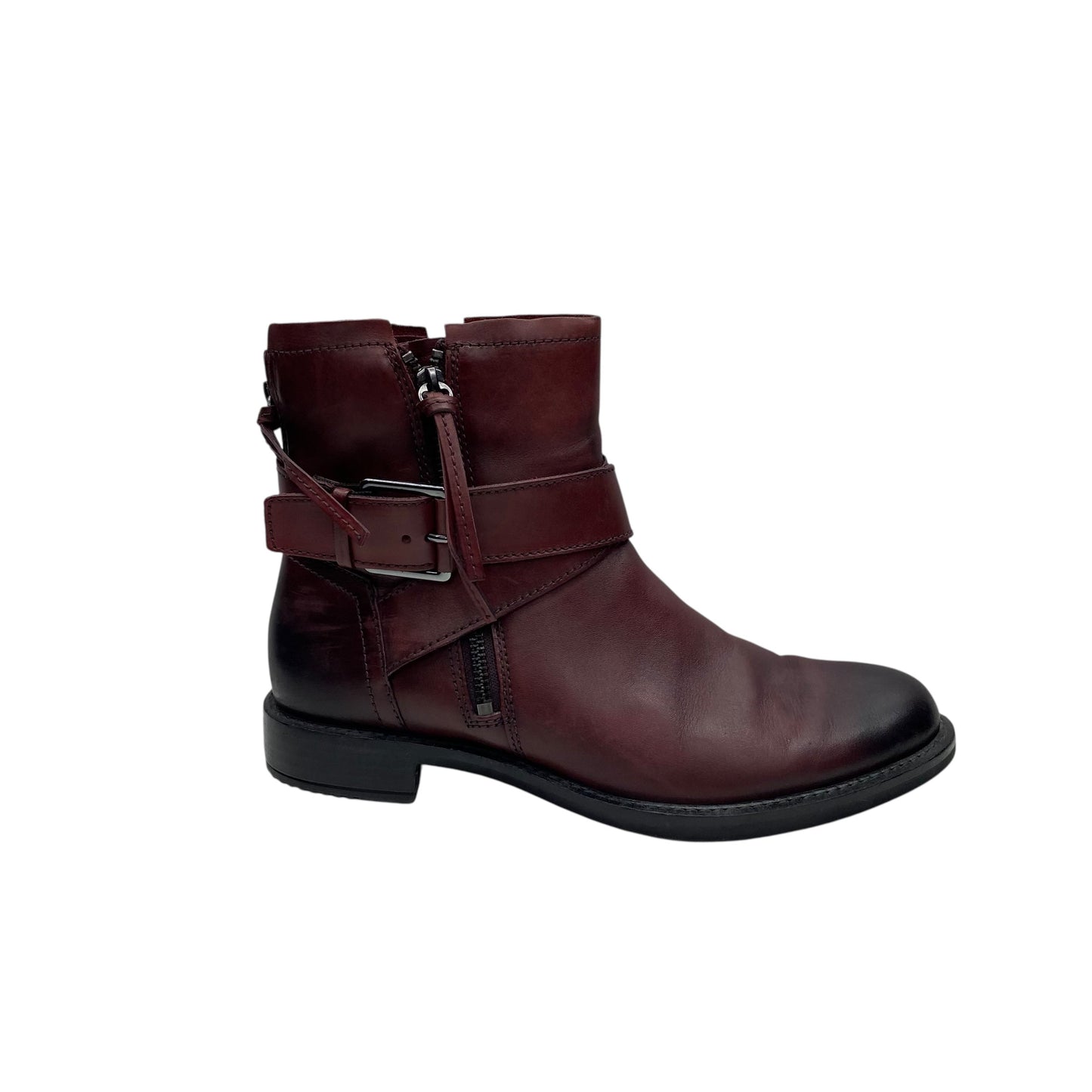 Boots Leather By Ecco In Red, Size:9