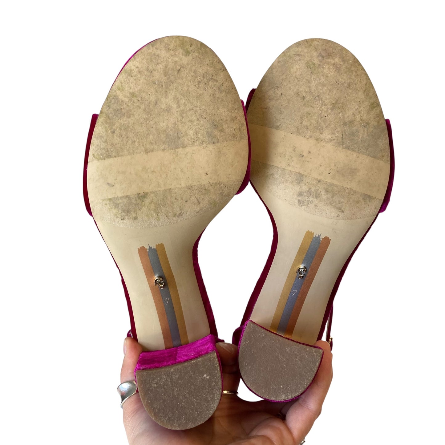 Shoes Heels Block By Sam Edelman In Pink, Size:7