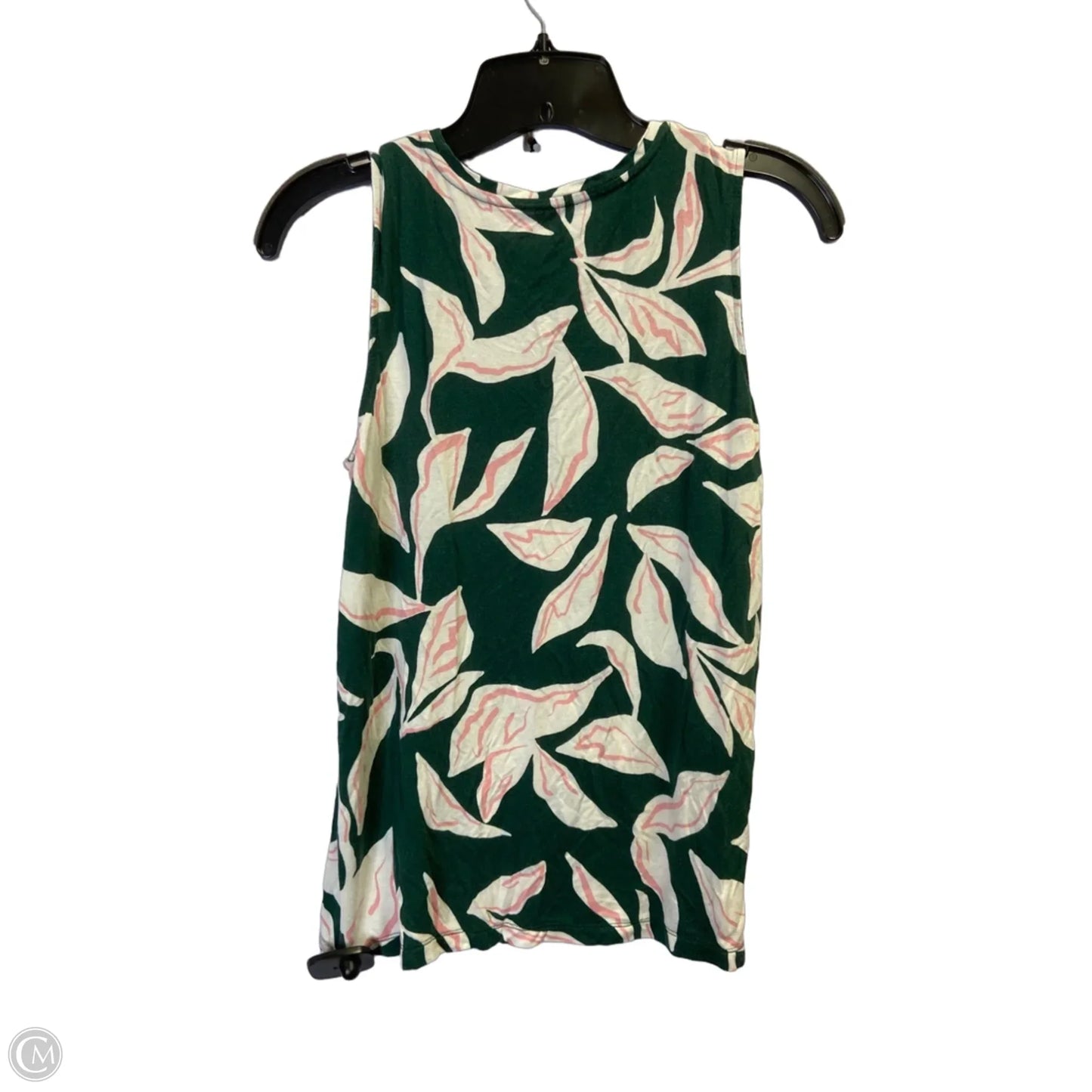 Top Sleeveless Basic By Nine West In Green, Size: M
