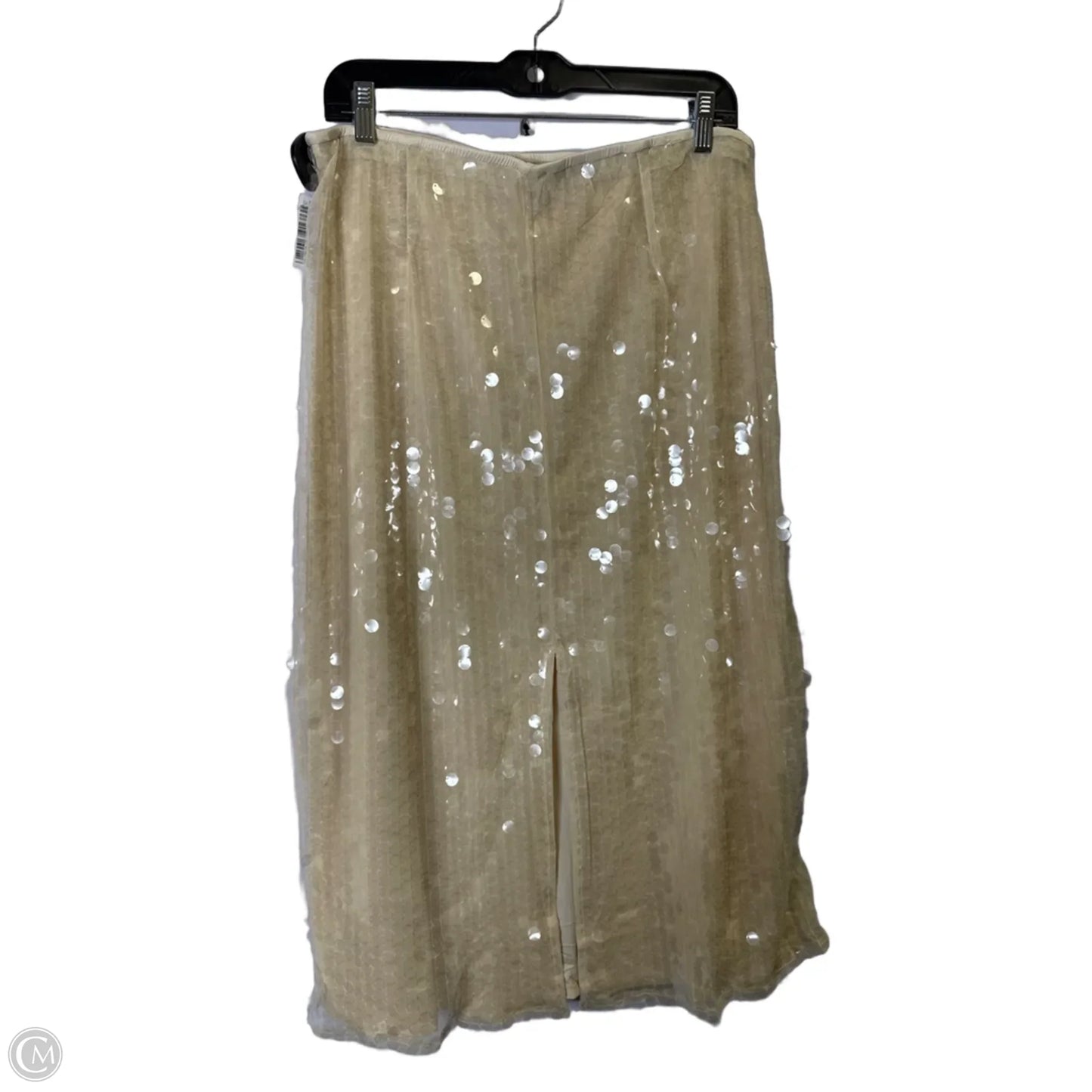 Skirt Midi By Old Navy In Cream, Size: L