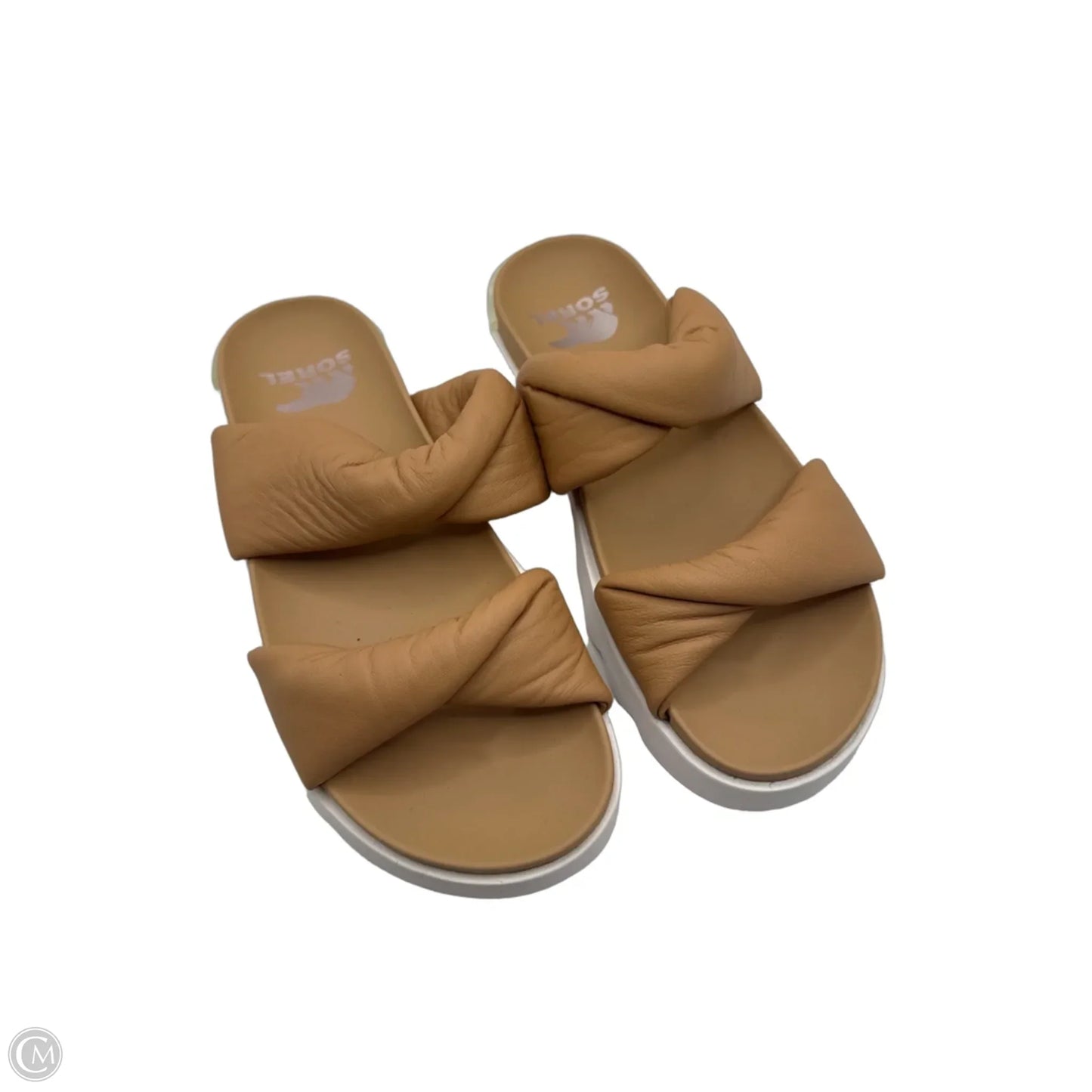 Sandals Heels Platform By Sorel In Brown, Size: 9