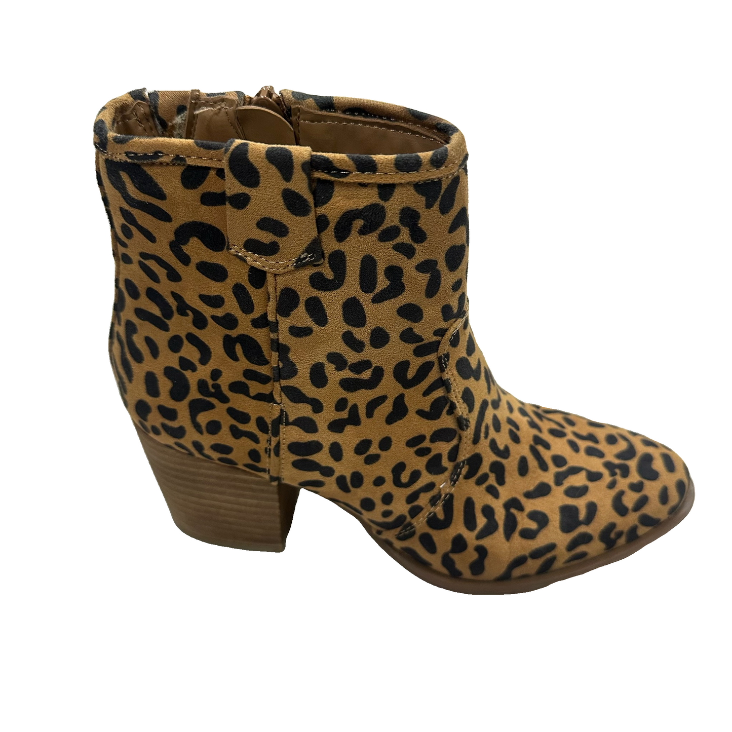 Boots Ankle Heels By Carlos By Carlos Santana In Animal Print, Size: 6