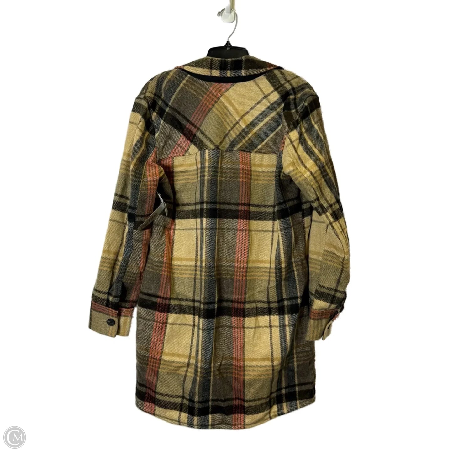 Coat Peacoat By Tribal In Brown, Size: SPETITE