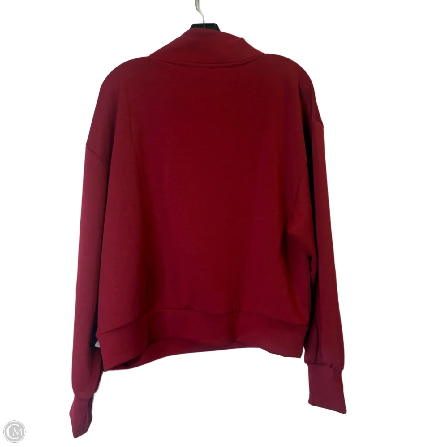 Sweatshirt Collar By Zenana In Red, Size: L